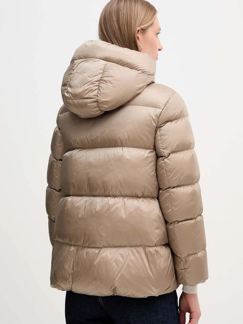 Hetrego kurtka puchowa ARINA kolor brązowy zimowa oversize 8P600