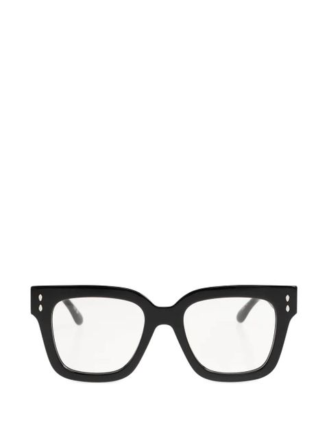 Isabel Marant Eyewear square-frame glasses - Black - zdjęcie produktu nr 1