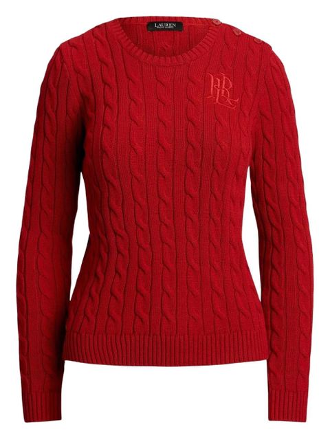 Lauren Ralph Lauren cable-knit sweater - Red - zdjęcie produktu nr 1