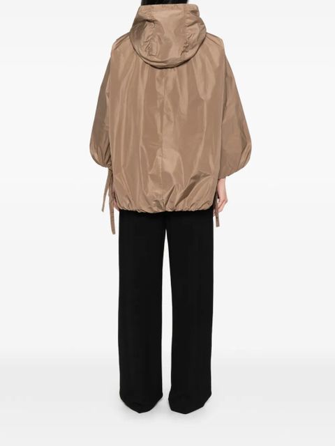'S Max Mara drawstrings-hem coat - Neutrals