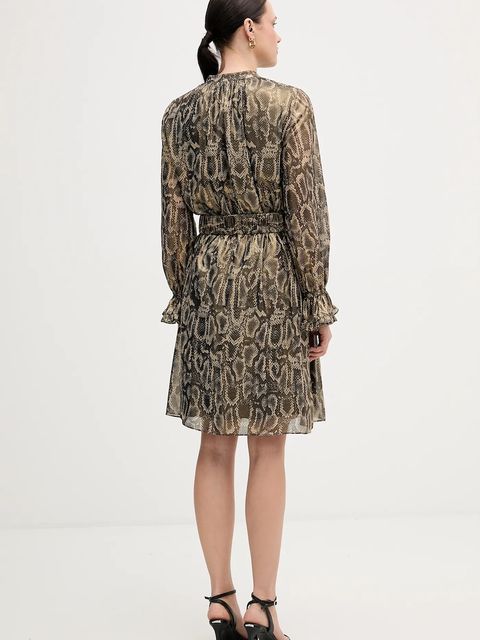 Marc Aurel sukienka kolor zielony mini prosta 6585-1010-93490 - zdjęcie produktu nr 2