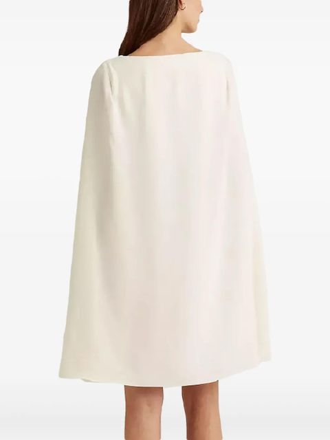 Lauren Ralph Lauren split-sleeve mini dress - Neutrals