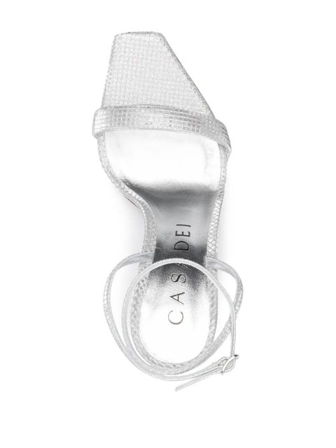 Casadei Superblade Diadema 100mm sandals - Silver