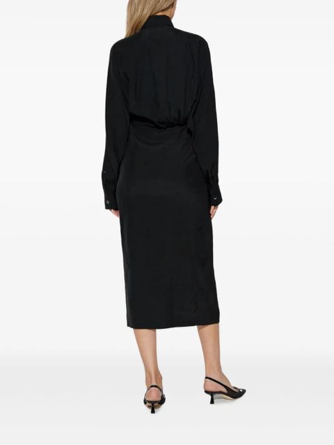 Sportmax button-fastening shirt dress - Black - zdjęcie produktu nr 2