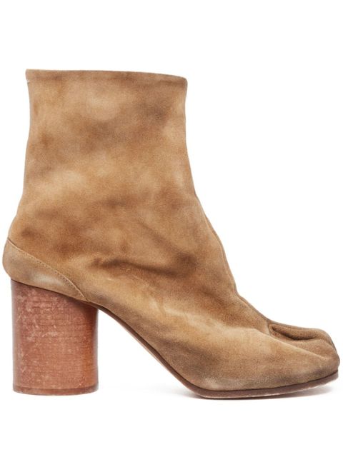 Maison Margiela Tabi 80mm suede ankle boots - Brown - zdjęcie produktu nr 1