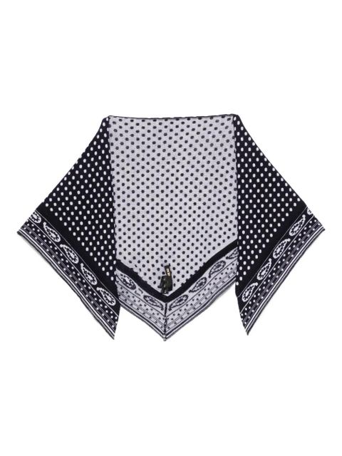 Maje polka-dot bandana scarf - Blue - zdjęcie produktu nr 1
