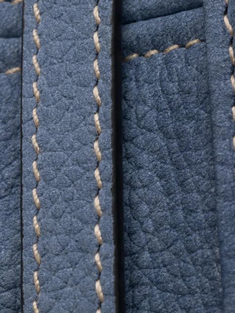 Prada Bonnie medium nubuck leather handbag - Blue