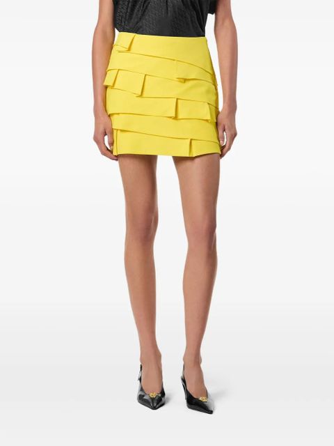 Versace layered ruffled mini skirt - Yellow - zdjęcie produktu nr 2