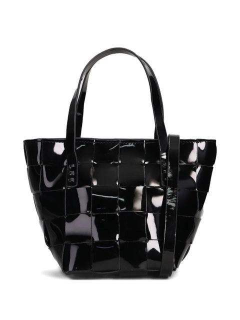 DRAGON DIFFUSION mini Japan woven shoulder bag - Black - zdjęcie produktu nr 1