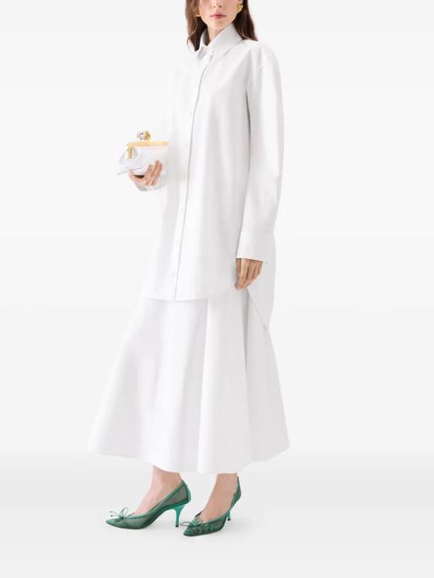 Jacquemus button-down shirt dress - White
