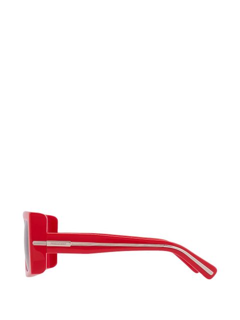 Ferragamo oversized sunglasses - Red