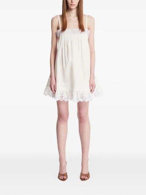 Saint Laurent lace trim dress - White - zdjęcie produktu nr 2
