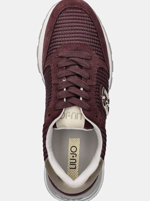 Liu Jo sneakersy AMAZING 25 damskie kolor bordowy BF5049PX027S3906