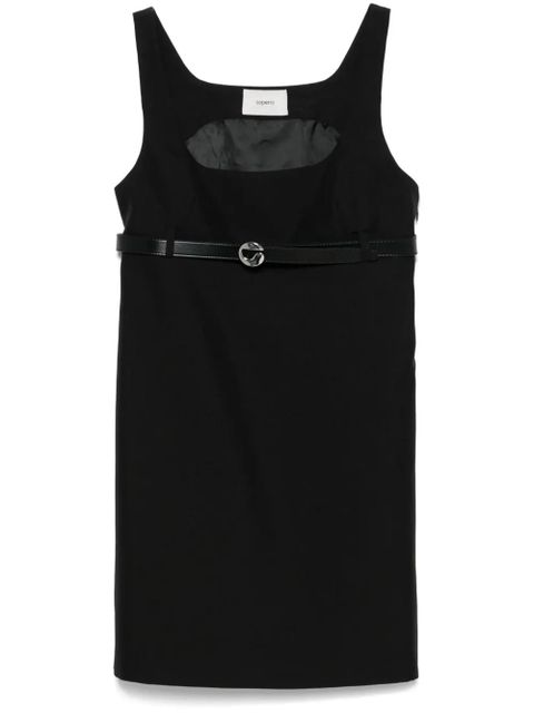 Coperni belted tailored mini dress - Black - zdjęcie produktu nr 1