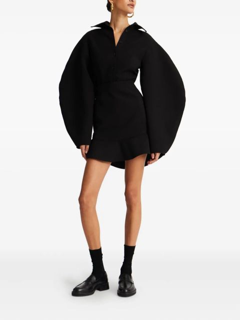 ROTATE BIRGER CHRISTENSEN balloon-sleeve shirt - Black