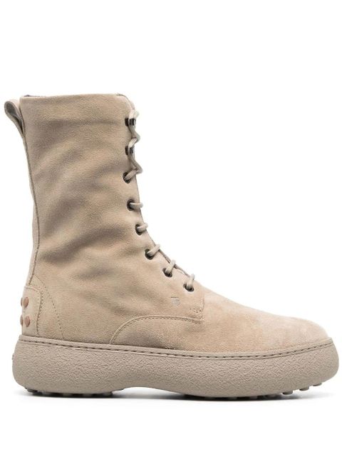 Tod's stud-detailing ankle boots - Neutrals - zdjęcie produktu nr 1