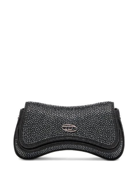 Diesel crystal-embellished clutch bag - Black - zdjęcie produktu nr 1