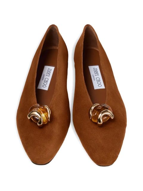 Jimmy Choo Margot ballet flats - Brown