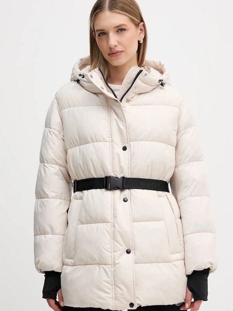 Geox kurtka SPHERICA kolor beżowy zimowa W5628K T3273 - zdjęcie produktu nr 1