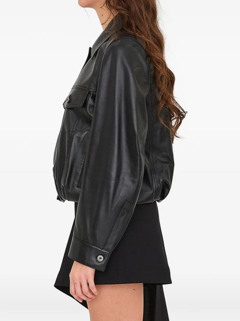 LOEWE button-up cropped jacket - Black