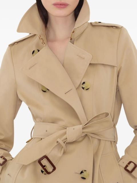 Burberry belted double-breasted trench coat - Neutrals
