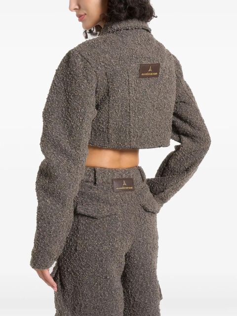 Manière De Voir Catherine bouclé pocket jacket - Brown