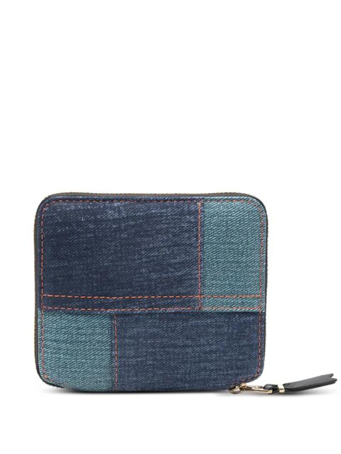 Comme Des Garçons patchwork zip wallet - Blue - zdjęcie produktu nr 2
