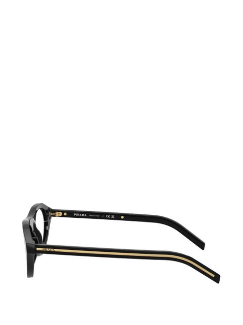 Prada Eyewear round-frames glasses - Black