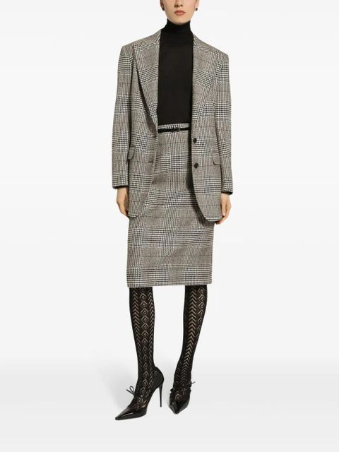 Dolce & Gabbana glen-plaid blazer - Grey