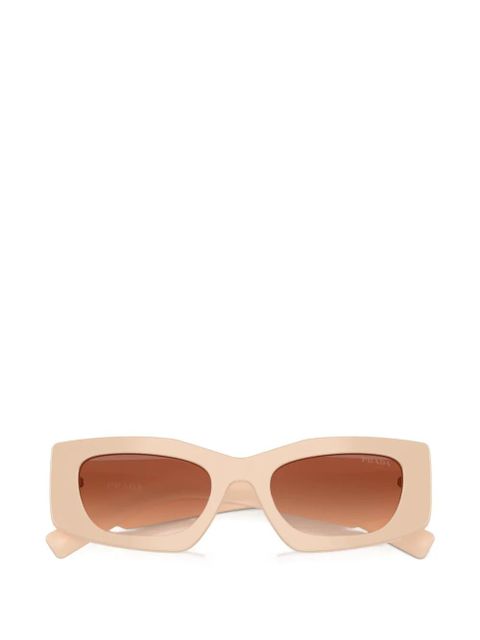 Prada Eyewear rectangle-frame sunglasses - Neutrals