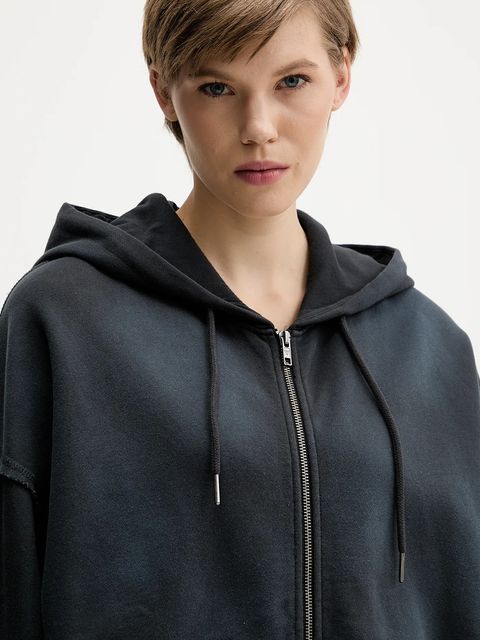 Guess Originals bluza kolor szary z kapturem gładka M5BQ41 K4110