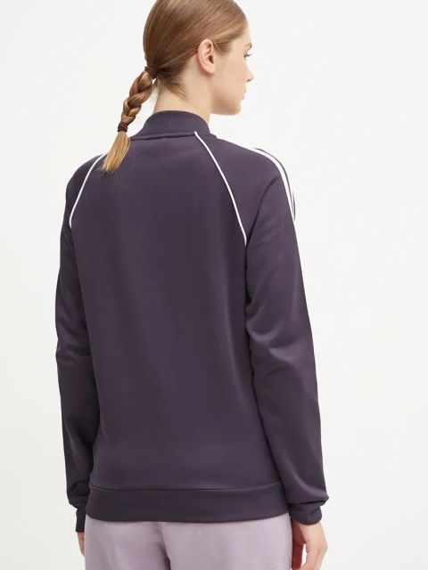 adidas Originals bluza damska kolor fioletowy gładka IY2167