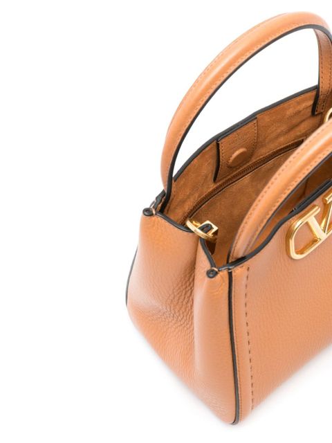 Valentino Garavani small Alltime tote bag - Brown