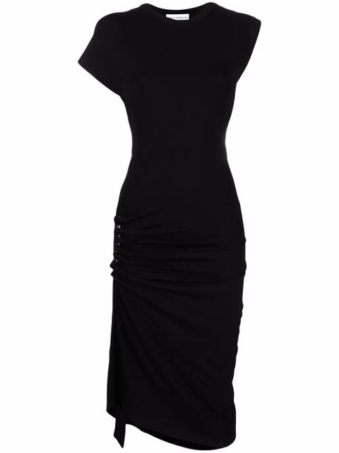 Rabanne asymmetric midi dress - Black - zdjęcie produktu nr 1
