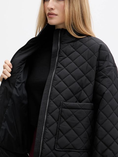 Armani Exchange kurtka kolor czarny przejściowa oversize XW000683 AF16200