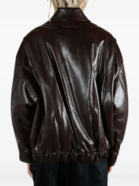 MM6 Maison Margiela flap-pockets jacket - Brown