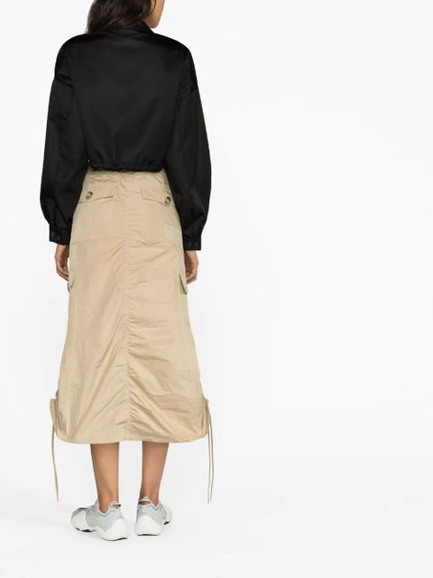 Prada Re-Nylon cropped blouson jacket - Black