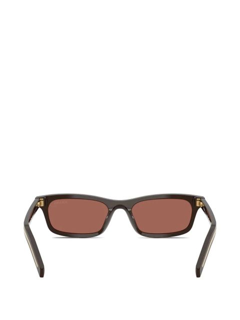 Prada Eyewear studded sunglasses - Brown