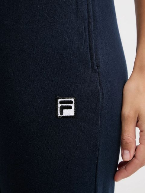 Fila dres lounge bawełniany kolor granatowy FPW4187