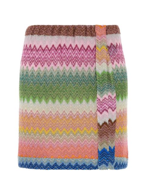 Missoni embroidered mini skirt - Pink - zdjęcie produktu nr 1