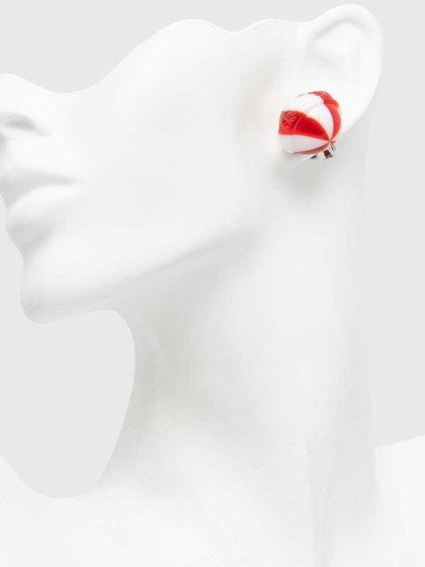 Fiorucci klipsy Red And White Mini Lollipop Earrings U01FPAJE145PT01RD02