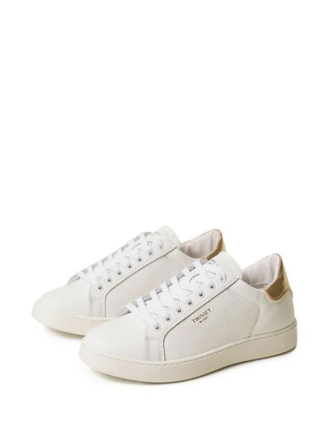 TWINSET lace-up logo-detail sneakers - White - zdjęcie produktu nr 2
