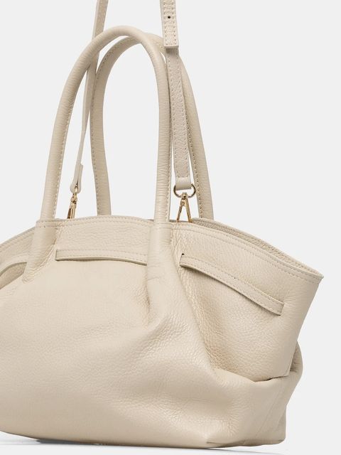 Answear.LAB torebka skórzana kolor beżowy - zdjęcie produktu nr 2