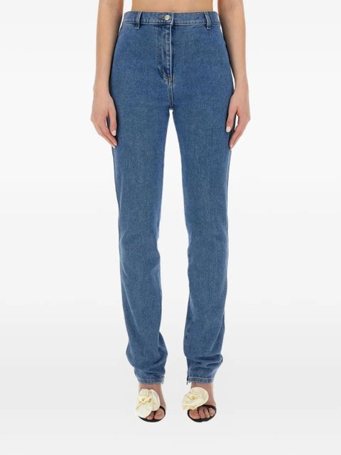 Magda Butrym belt-loop buttoned jeans - Blue - zdjęcie produktu nr 1