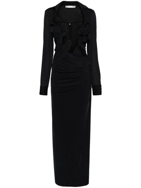 Christopher Esber Venus plunging maxi dress - Black - zdjęcie produktu nr 1