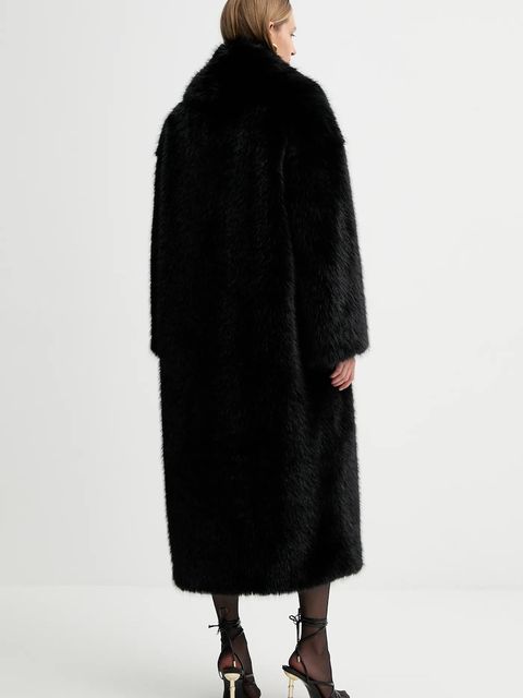 Elisabetta Franchi płaszcz kolor czarny CP69A58E2