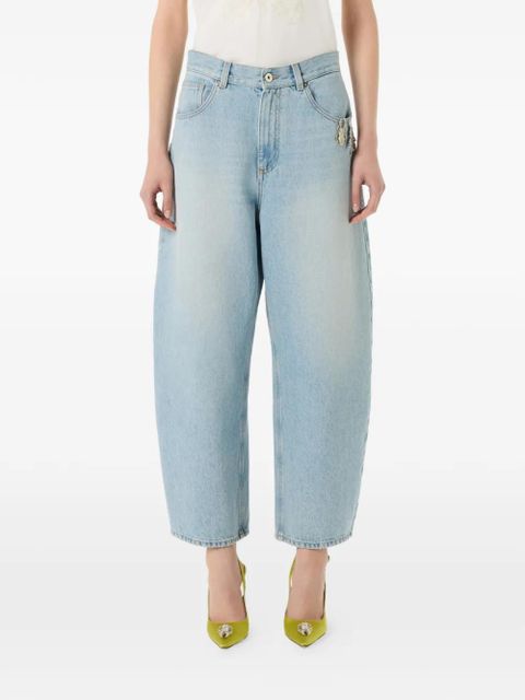 Blumarine belt-loops jeans - Blue