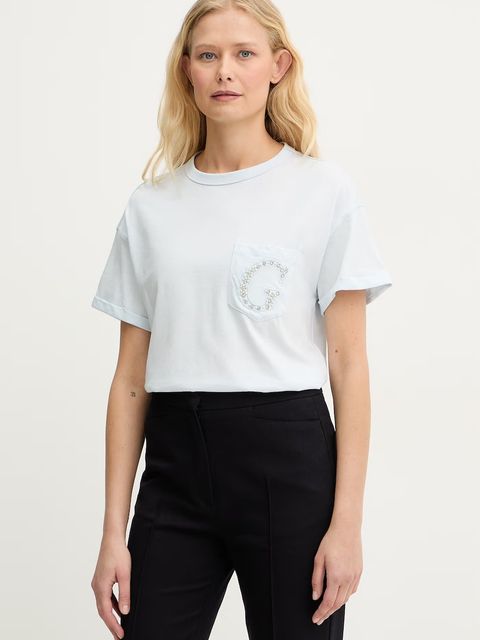 Guess t-shirt damski bawełniany - zdjęcie produktu nr 2