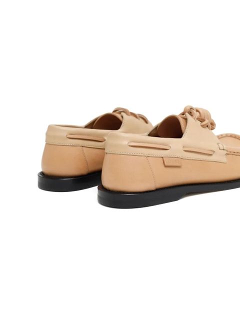 LOEWE Campo boat shoes - Neutrals
