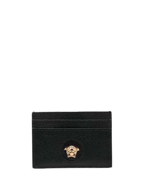 Versace La Medusa leather cardholder - Black - zdjęcie produktu nr 1